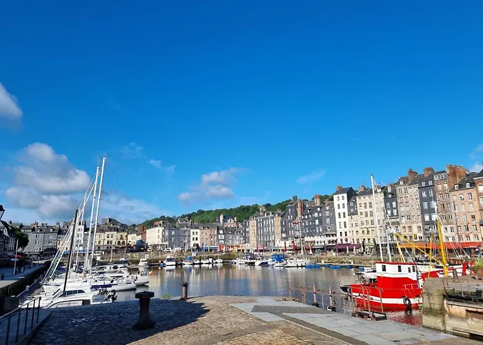 Le Temps De Vivre - Center - Closed Garage Lägenhet Honfleur