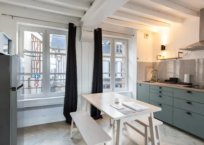 Lägenhet Le Temps De Vivre - Center - Closed Garage Honfleur