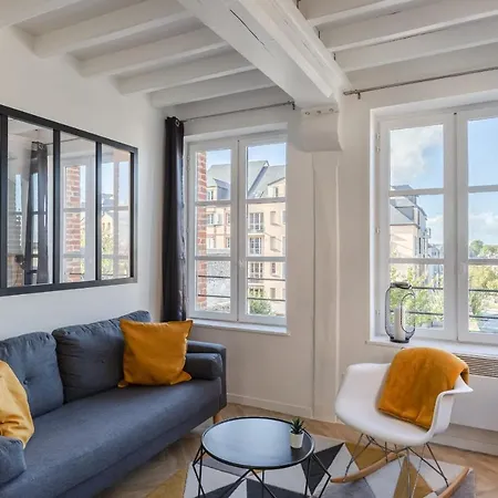 Le Temps De Vivre - Center - Closed Garage Lägenhet Honfleur