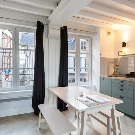 Lägenhet Le Temps De Vivre - Center - Closed Garage Honfleur